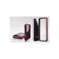 BUMPER OF Protector for iPhone 4 IPHONE 4S RED COLOR BLACK (Electronics)