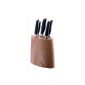 Jamie Oliver JB7800 knife block with 5 knives, wooden (household goods)