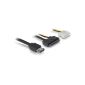 DELOCK Cable eSATAp> SATA 22pin 8.9cm 3.5Z 1.0m (accessory)