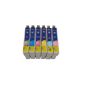 6 cleaning cartridges compatible Epson T0801 T0802 T0803 replaces T0804 T0805 T0806 compatible with EPSON Stylus Photo R265 / R285 / R360 / RX560 / RX585 / RX685 / P50 / PX650 / PX660 / PX700W / PX710W / PX720WD / PX800FW / PX810FW / PX820FWD (Supplies Office)