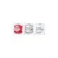 invisibobble mix raspberry red, crystal clear, innocent white, 1er Pack (1 x 9 pieces) (Health and Beauty)