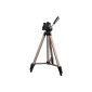 Hama Easy entry-level tripod with 3-way head, Star 75 125-3D, Champagne (Accessories)
