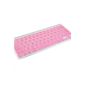 Incutex QWERTY silicone keyboard protective Keyguard scratch protection for MacBook (US American key sequence) Pink (Electronics)