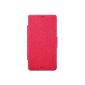 IVSO Armor Slim Case Cover for Sony Xperia Z3 Compact Smartphone (Slim Book Series - Red) (Electronics)