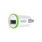 F8J051cw Belkin Car Charger for iPhone / iPod / MP3 / USB tablet 2.1A White (Accessory)