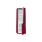 Gorenje RK 6192 ERD cooling-freezer / A ++ / 185 cm height / 231 kWh / year / 225 liter refrigerator / 94 liter freezer / containers for fruits and vegetables with humidity control (Crisp Zone) / Simple Slide System / EasyStep rack setting / flame red (Misc. )