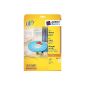 Avery, L6043-25, CD_Etiketten, 25 sheets, Classic Size (Office supplies & stationery)