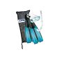 Cressi Diving set snorkel (mask, snorkel, fins & mesh bag) for adults and children (Made in Italy) (Equipment)