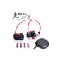 Avantree Sacool Pro Ultra Lightweight and Slim Bluetooth 4.0 stereo headset with microphone for calls and music, aptX decoder - Black / Red all Bluetooth-compatible smartphones iPhone 6 iPhone 6 Plus, Galaxy S 3/4/5, Galaxy Note 2 / 3/4 ... (Electronics)