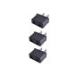 Neuftech® 3X Pack AC adapter to connect your devices to the US French / American (Electronics)