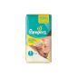 Pampers New Baby Newborn (2-5 kg ​​/ 4-11 lbs), size 1 45 Layers Giant - Lot 3 (135 layers) (Health and Beauty)