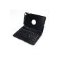 YBK-216 7.9 inch iPad Mini ipad Copatible Wireless Keyboard Wireless Bluetooth Keyboard With Ultra-Thin Aluminum Case Case-saving mode Power On Standby (Black)