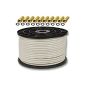100m coaxial satellite coax cable 130dB PremiumX + 10 x F connector FREE OF CHARGE (Electronics)