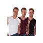 3-Pack Men's V-Neck Muscle Shirt rib - Sleeveless T-shirt - 100% combed cotton - various colors and sizes S-3XL selectable -. Highest Standard - Preshrunk - original CELODORO Exclusive (Textiles)