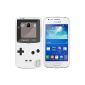 Creator Case for Samsung Galaxy Ace 3 - Case / Cover / white protective cover Plastic Rigid (solid rear) with cool gameboy color pattern (Electronics)