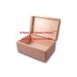 B-Ware, large storage box wooden box with lid pine Untreated
