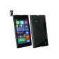 Emartbuy® Nokia Lumia 735 / Lumia 730 Dual Sim Ultra MinceGel TPU Case Cover Case Cover Black (Electronics)