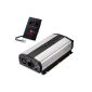 AEG 97120 sinusoidal voltage converter SW 600 watts, 12 volts to 230 volts, with LCD display, USB charging socket, remote control module and battery protection (Automotive)