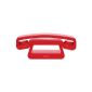 Swissvoice ePure Cordless analogue telephone (DECT) with illuminated display and Full Eco mode Red (Electronics)