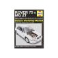book addresses the maintenance of the rover 75