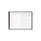Weekly Planner eXDI Orpheus Civil - size: 16x16cm - cover: black (Office Supplies)