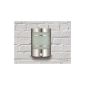 Noble IR wall-outdoor lamp outdoor lamp with motion detector made of stainless steel & glass Real Gartenleuchte 1010 pir