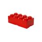 Room Copenhagen 40041730 Modern Design Pop Lego Storage Brick 8 Plots Polypropylene Red 18 x 25 x 50 cm (Kitchen)