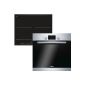 Bosch HBD72PF50 built-in cooker hob combination / A / hob: ceramic / ceramic / stove Colour: (Misc.) Stainless steel / variable full width grill / Parental Control