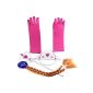 iBaste princess costume carnival disguise Party Cosplay Gloves Wand (Toy)