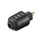 Audio Adapter 3.5mm mini clutch to Toslink plug [Accessories] (optional)