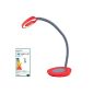 LED desk lamp red table lamp table lamp study table lamp dimmable