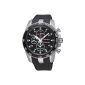 Seiko - SNAE87P1 - Men Watch - Quartz Chronograph - Stopwatch / Luminescent / Needles - Black Plastic Strap (Watch)
