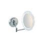 Enzo Rodi 413,610 aufladbarar LED cosmetic mirror with 5x magnification for wall mounting (household goods)
