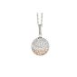 Engel Rufer Ladies pendant zirconia 925 sterling silver rhodium plated multicolored sound ball Crystal Rose L ERP 16-ZI-L (jewelry)
