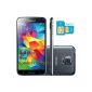 Samsung Galaxy S5 Mini G800F Smartphone, Dual Sim, Nero [Import USA] (Electronics)