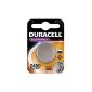DURACELL Pack of 10 Batteries lithium button 