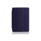 Coconut Full Body Smart Cover Case Case for Apple iPad Air dark blue / transparent (Accessories)