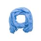 style3 SOLID crinkle scarf with crinkle effect in the trendy colors of the year (textiles)