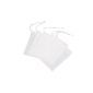 niceeshop (TM) Tea Bag in Disposable Filtering paper (White, Size XS, Kit 100) (Kitchen)
