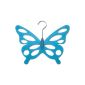 Wenko 8016500 Set of 2 hangers Acrylic butterfly shaped 30.5 x 24.5 x 0.5 cm (Kitchen)