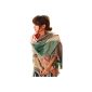 Culater® fashion women warm England style cotton blend long soft pashminas shawls (Textiles)
