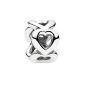 Pandora Women's Bead intermediate element heart sterling silver 790 454 (jewelry)