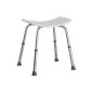 Shower chair Shower stool Aluminium Light (Personal Care)