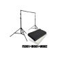 Support Kit Studio Photo Video Tripod DynaSun FS901 3mt + 2x + Bag Base Fabric White + Black 2,8x4mt (Electronics)
