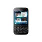 BlackBerry Smartphone Classic (8.89 cm (3.5 inch) display, dual-core 1.5GHz Qualcomm, 16 GB, 2 GB RAM, QWERTY keyboard + touch, 8 MP camera, nano-SIM, BlackBerry 10.3.1 OS), Black (Wireless Phone)