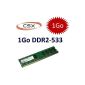 CSX Memory: 1GB 240-pin DDR2-533 (533MHz, PC2-4200, DIMM CL4) - for ordinateures DDR2 (Personal Computers)