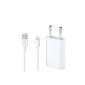 Apple MD813ZM / A Original USB Power Adapter with data cable (8-pin) for iPhone 5 / iPod touch 5G / nano 7G white (accessory)