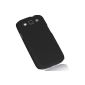 mumbi Cases Samsung Galaxy S3 i9300 / S3 Neo shell (hard back) matt black (Accessories)