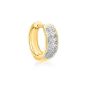 Carissima Gold - Earrings - Men - Yellow Gold (9 carats) Gr 1 - Diamond (Jewelry)