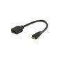 VGVP34590B02 Valueline HDMI Cable with Ethernet 0.2 m Black (Accessory)